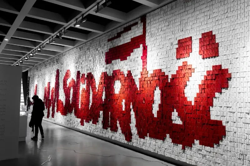 Napis Solidarność w ECS