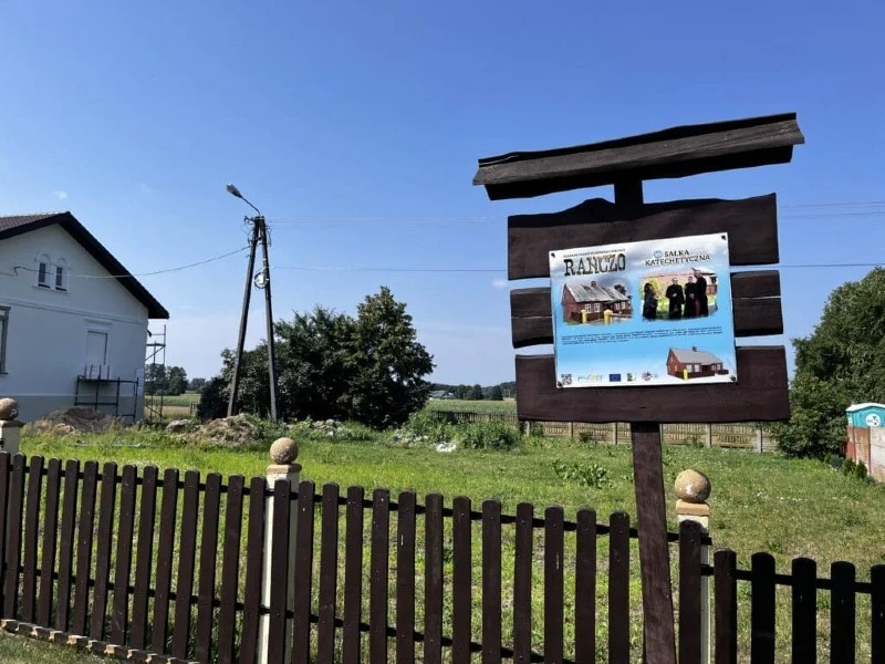 Nieistniejąca dziś salka katechetyczna