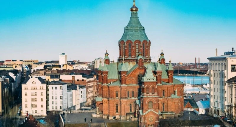 Sab&oacute;r Uspieński w Helsinkach